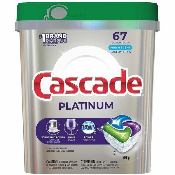 Cascade Platinum ActionPacs - Fresh Scent - Fresh Scent - Phosphate-free - 67