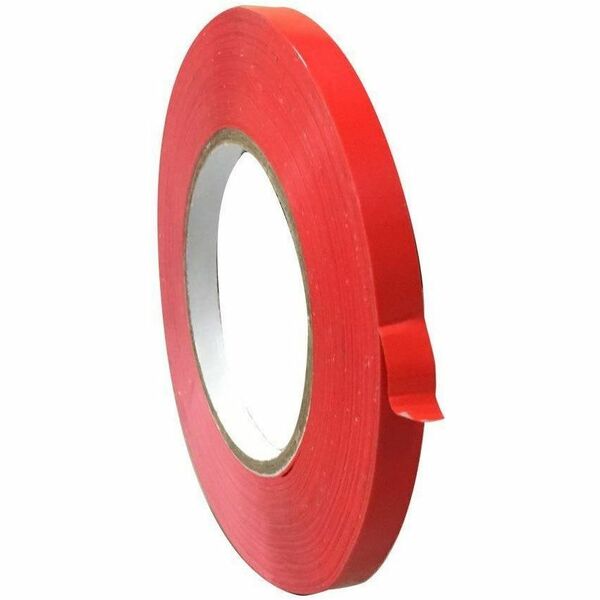 monta PVC Tape 9mmX165m 3"Core Red - x 0.35" (9 mm) Width - 3" Core - Polyvinyl Chloride (PVC) - Red