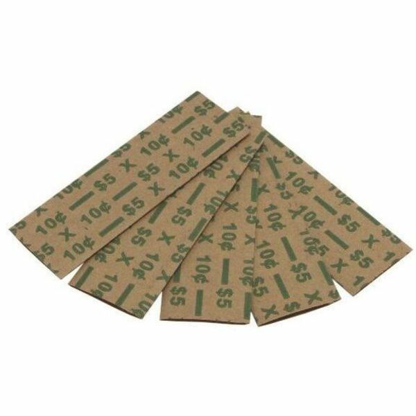 Northern Specialty Supplies Flat Coin Wrappers for Canadian Coins - 10¢ Denomination - Heavy Duty, Adhesive - Cardboard, Kraft Paper - 1000 / Pack