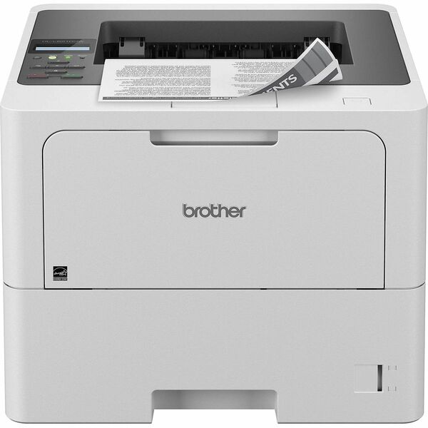 Brother HL-L6210DW Desktop Wireless Laser Printer - Monochrome - 50 ppm Mono - 1200 x 1200 dpi class - Automatic Duplex Print - 520 Sheets Input - Ethernet - Wireless LAN - Wi-Fi Direct, Apple AirPrint, Mopria, Brother Mobile Connect - 125000 Pages Duty C