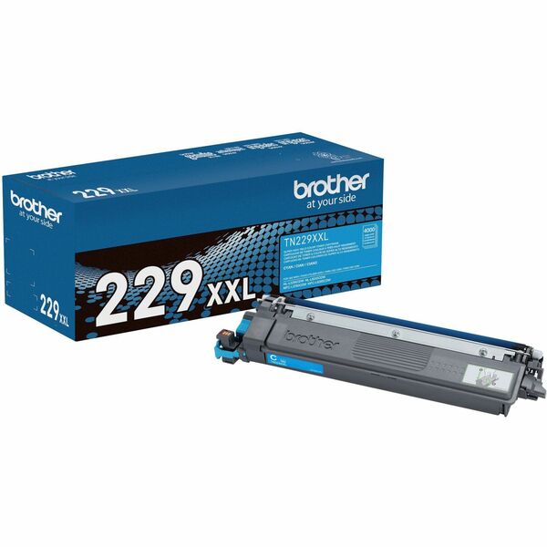 Brother Original Super High Yield Laser Toner Cartridge - Cyan - 1 Each - 4000 Pages