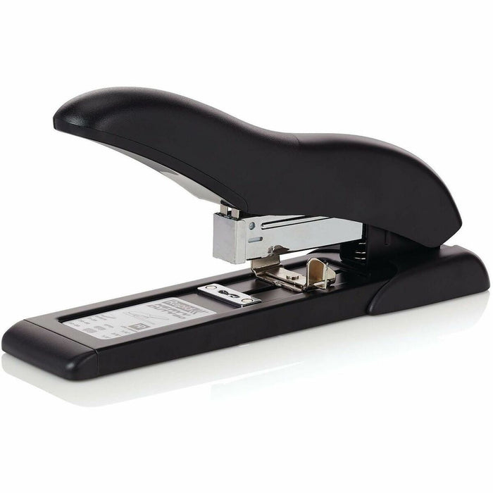Rapid Heavy Duty Stapler HD80 - Staples Upto 80 Sheet of 20lb Paper - Staple Size: 1/4" (6.35 mm), 3/8" (9.52 mm), 1/2" (12.70 mm) - 2.25" (57.15 mm) Throat Depth - Black - Metal, Plastic - 1 Each