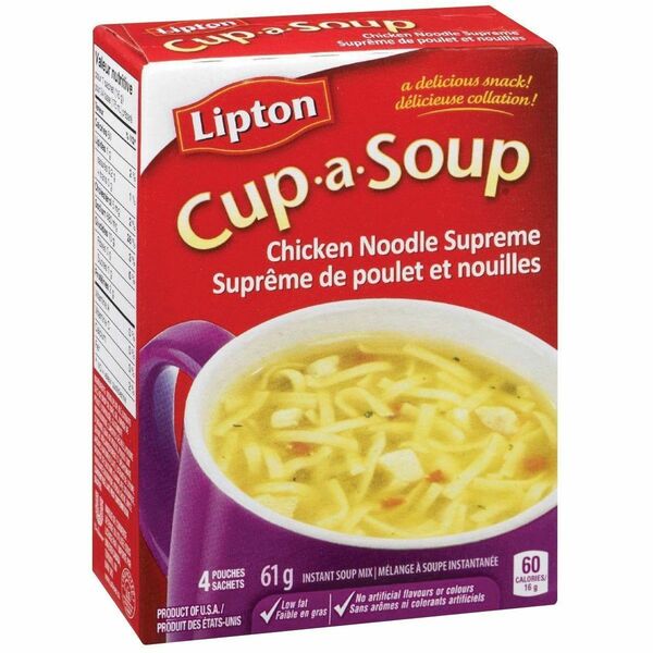 Cup-a-Soup Chicken Noodle Supreme - Chicken - 0.53 oz (15 g) - 22 Pack