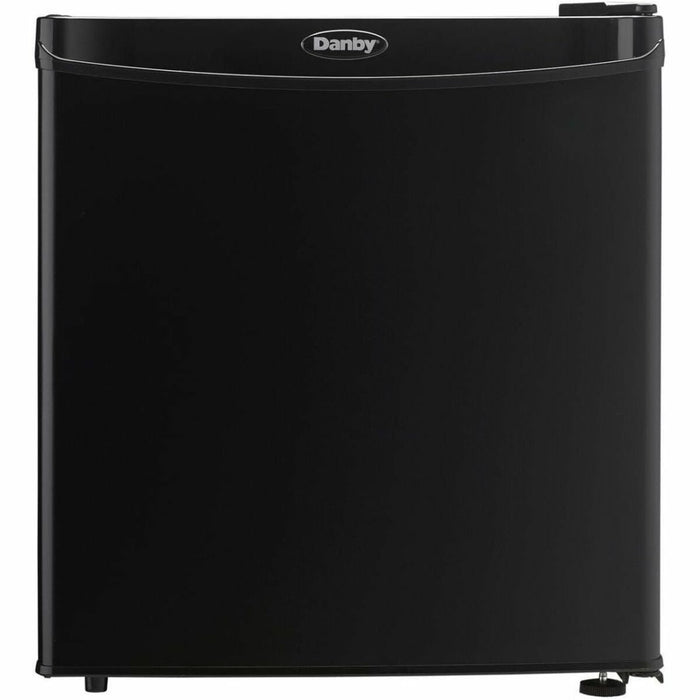 Danby 1.6 cu. ft. Compact Refrigerator in Black - 45.31 L - Auto-defrost - Reversible - 45.31 L Net Refrigerator Capacity - Black