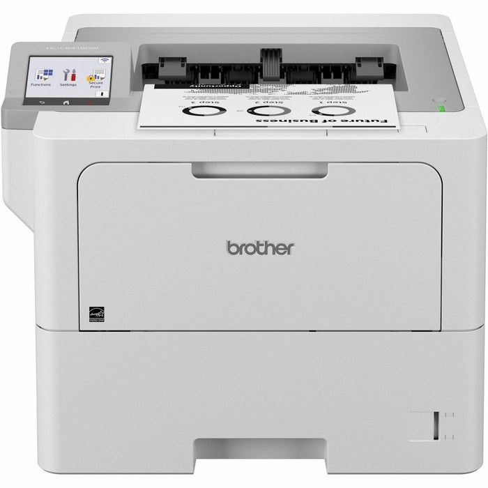 Brother HL-L6415DW Desktop Wireless Laser Printer - Monochrome - 52 ppm Mono - 1200 x 1200 dpi Print - Automatic Duplex Print - 620 Sheets Input - Ethernet - Wireless LAN - Brother iPrint&Scan, Apple AirPrint, Mopria - 160000 Pages Duty Cycle - Plain Pape