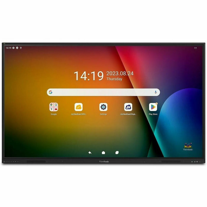 ViewSonic IFP75G1 - 75" ViewBoard Interactive Display - 75" (1905 mm) LCD - Infrared (IrDA) - Touchscreen - 16:9 Aspect Ratio - 3840 x 2160 - Direct LED - 400 cd/m² - 1,200:1, 5,000:1 Contrast Ratio - 2160p - USB - HDMI - VGA