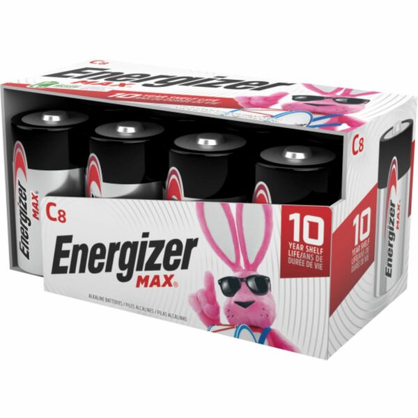 Energizer MAX Alkaline C Batteries - For Multipurpose - C - 1.5 V DC