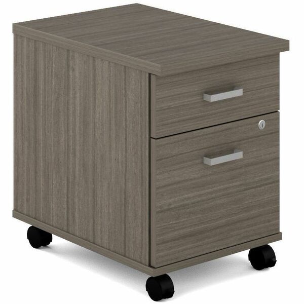 Offices To Go Newland 16"W Box/File Mobile Pedestal - 2 x File, Box Drawer(s) - Material: Thermofused Laminate (TFL) - For Office, Training, Meeting, Home Office - 1 Each