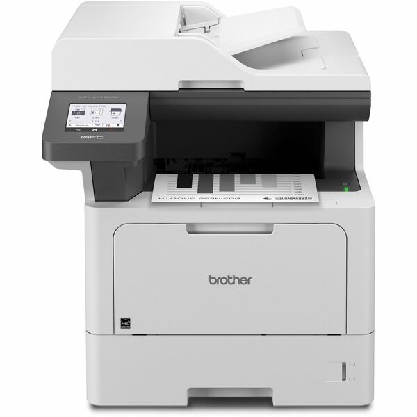 Brother MFC-L5710DW Wired & Wireless Laser Multifunction Printer - Monochrome - Copier/Fax/Printer/Scanner - 50 ppm Mono Print - 1200 x 1200 dpi Print - Automatic Duplex Print - Up to 5000 Pages Monthly - Color Dual CIS Scanner - 1200 x 1200 dpi Optical S