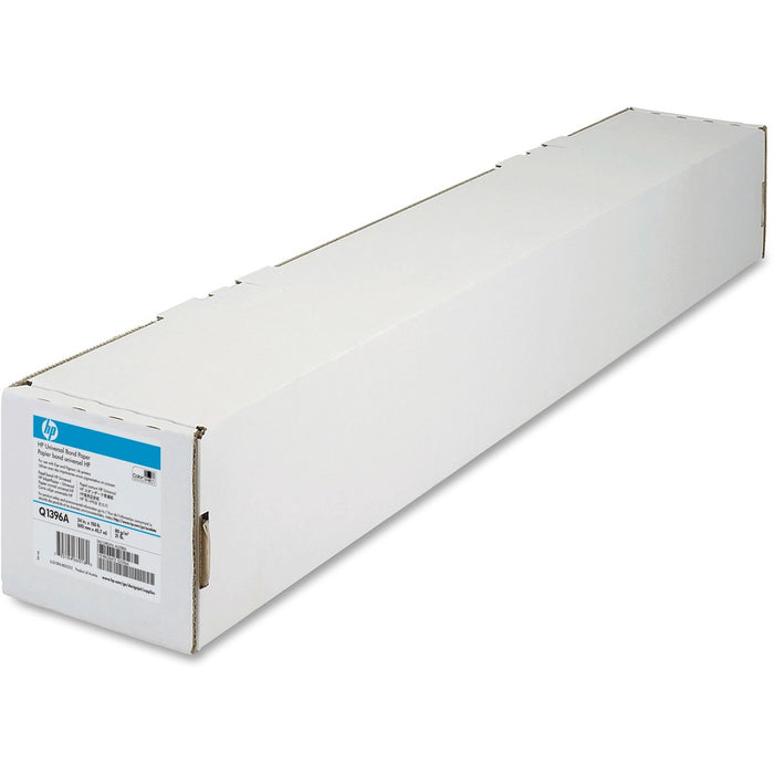HP Universal Bond Paper - 110 Brightness - 90% Opacity - 24" (609.60 mm) x 12 1/2 ft (3.81 m) - 21 lb (9525.44 g) Basis Weight - Matte - White - 1 / Each