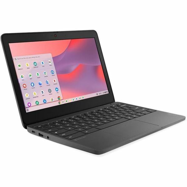 Lenovo 100e Chromebook Gen 4 83G80003US 11.6" Rugged Chromebook - HD - 60 Hz - Intel N-Series N100 - 8 GB - 64 GB Flash Memory - English Keyboard - Graphite Gray - Intel Chip - 1366 x 768 - ChromeOS - Intel UHD Graphics - Twisted nematic (TN) - Front Came