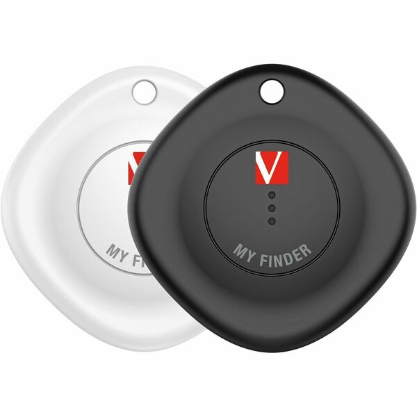 Verbatim My Finder Bluetooth Tracker 2Pk - Black, White - Bluetooth