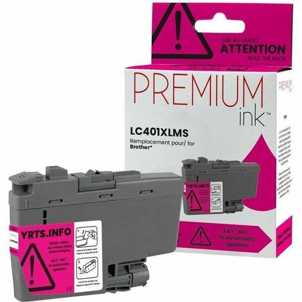 Nutone-Densi Inkjet Ink Cartridge LC401XLMS - Dye Magenta - 1 Each - 500