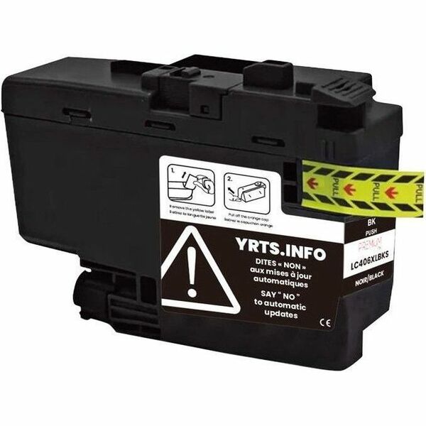Nutone-Densi Inkjet Ink Cartridge LC406XLBKS - Pigment Black, Color - 1 Each - 5000, 6000