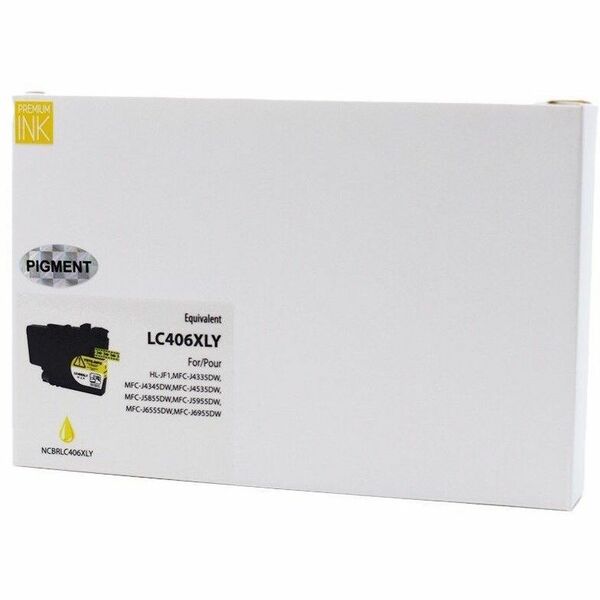 Premium Ink Ink Jet - Alternative for Brother LC406XLYS - Yellow - 5000 Pages - 1 Pack