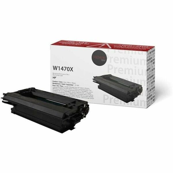 Premium Tone Toner Cartridge - Compatible for Hewlett Packard W1470X/147X - Black - 25200 Pages - 1 Pack
