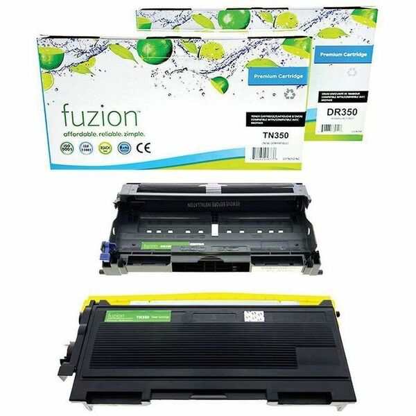 fuzion Laser Toner Cartridge/Drum Kit - Alternative for Brother TN3500, DR350 - 1 Each - 2500
