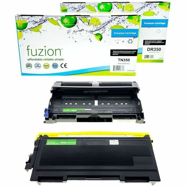 fuzion Laser Toner Cartridge/Drum Kit TN3500, DR350 - 1 Each - 2500