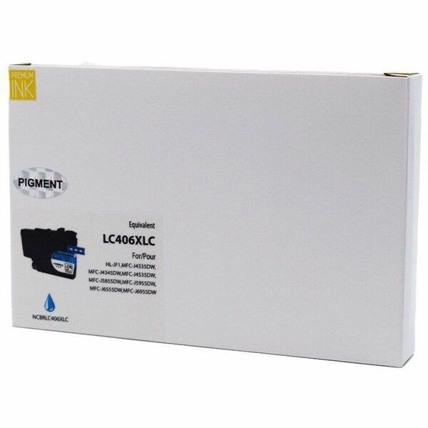 Premium Ink Inkjet Ink Cartridge LC406XLCS (LC406XLCS) - Cyan - 1 Pack - 5000