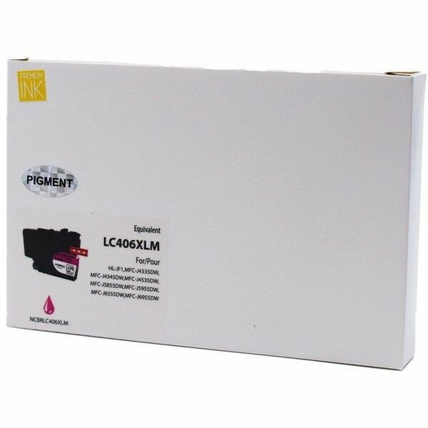 Premium Ink Ink Jet - Compatible for Brother LC406XLMS - Magenta - 5000 Pages - 1 Pack