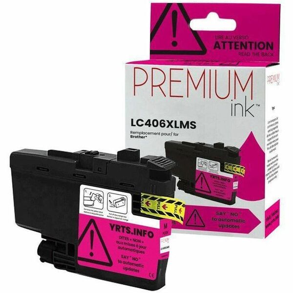 Nutone-Densi Inkjet Ink Cartridge LC406XLMS - Black, Pigment Magenta - 1 Each - 5000, 6000