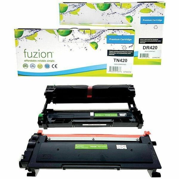 fuzion Laser Toner Cartridge/Drum Kit - Alternative for Brother TN420, DR420 - 1 Each