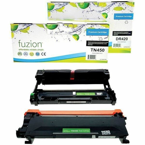 fuzion Laser Toner Cartridge/Drum Kit - Alternative for Brother TN450, DR420 - 1 Each