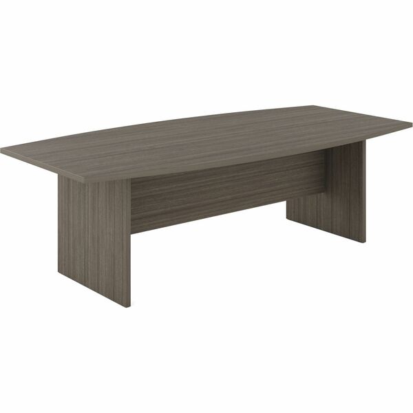 Newland 96" Boat Shaped Conference Table, Absolute Acajou - Offices to Go Newland Boat Shaped Conference Table - 96" - Absolute Acajou