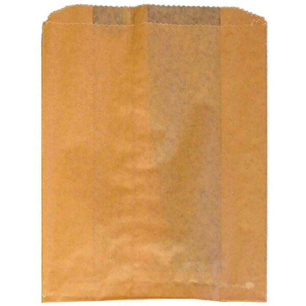 Hospeco Sanitary Bag - 8.25" (209.55 mm) Width x 11.25" (285.75 mm) Length - Brown - Paper - 500 / Box