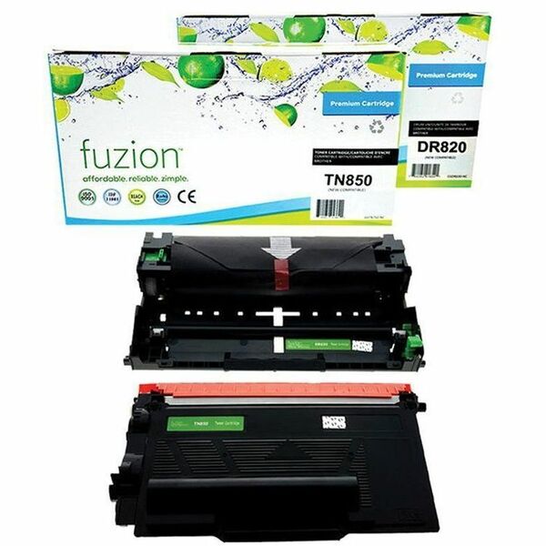 fuzion Laser Toner Cartridge/Drum Kit - Alternative for Brother TN850, DR820 - 1 Each