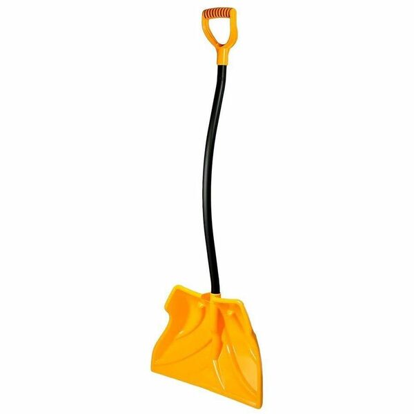 ERA Eclipse 20-inch Snow Shovel, Yellow/Black - 3.75" (95.25 mm) Length - Yellow/Black - 1.38 kg - Ergonomic Design, Lightweight - 1 Each