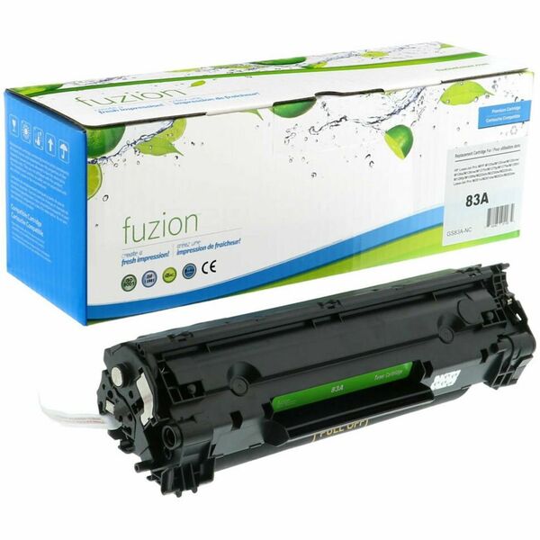 fuzion Premium Laser Toner Cartridge 83A (CF283A) - Black - 1 / Each - 1,500 Pages