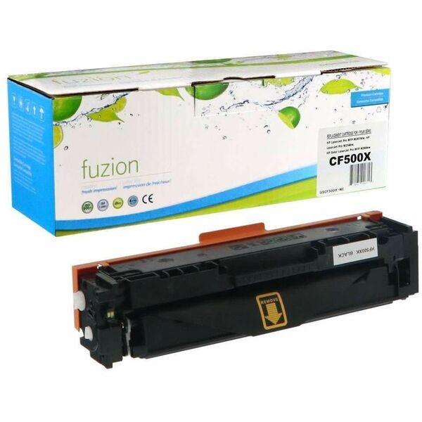 fuzion Compatible Toner High Yield for HP CF500X (202X) - Black - Yield: 3200