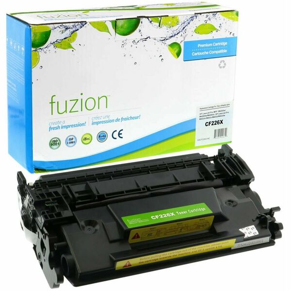fuzion Premium High Yield Laser Toner Cartridge CF226X, 73438-00, 2200C001, 052H, 26X, 226X - Black - 1 / Each - 9000
