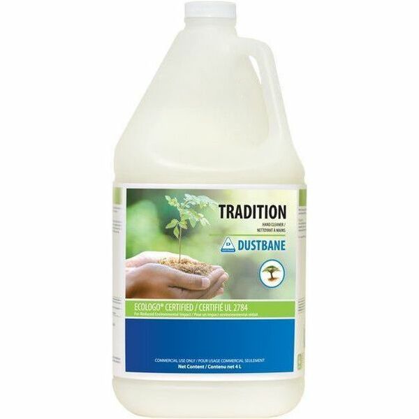 Dustbane Tradition Hand Cleaner - 4 L - Commercial, Washroom, Restaurant, Office, School - White - Rich Lather, Unscented, Solvent-free, Phosphate-free, Dye-free