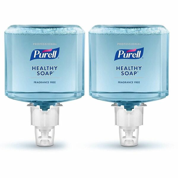 PURELL&reg; HEALTHY SOAP Mild Foam - 1.20 L - Dirt Remover, Bacteria Remover - Hand, Skin - Moisturizing - Dye-free, Fragrance-free, Phthalate-free, Paraben-free, Triclosan-free - 2 / Box