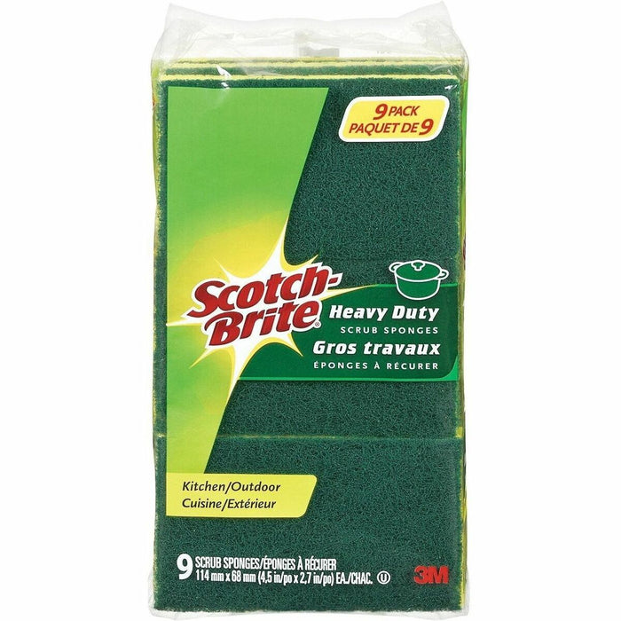 Scotch-Brite Scrub Sponge - 9 / Pack