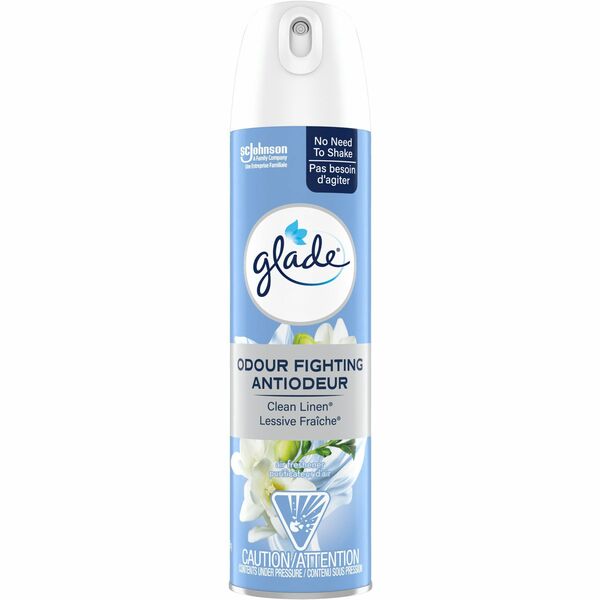 Glade Clean Linen Air Freshener - Aerosol - 233.63 mL - Clean Linen - 1 Each