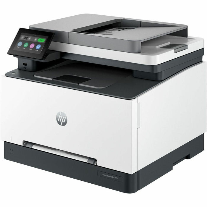 HP LaserJet Pro 3301fdw Wired & Wireless Laser Multifunction Printer - Color - Copier/Fax/Printer/Scanner - 26 ppm Mono/26 ppm Color Print - 600 x 600 dpi Print - Automatic Duplex Print - Up to 40000 Pages Monthly - Gigabit Ethernet - Wireless LAN - HP Sm