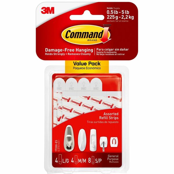 Command Mounting Strip - For General Purpose - 16 / Pack