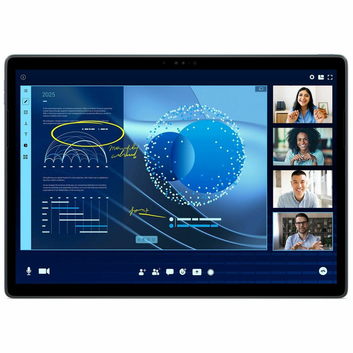 Dell Latitude 7350 Tablet - 13" 3K - vPro Technology - 16 GB - 256 GB SSD - Windows 11 Pro - Core Ultra 5 Dodeca-core (12 Core) 134U - 500 cd/m² - 2880 x 1920 - In-plane Switching (IPS) Technology Display - 8 Megapixel Front Camera