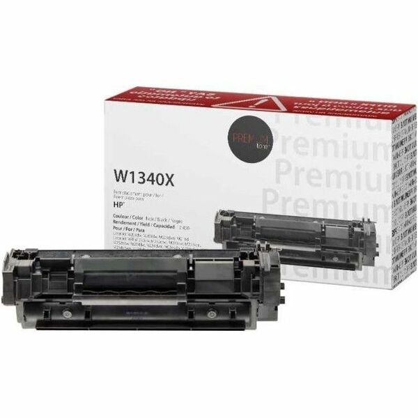 Premium Tone Laser Toner Cartridge - Alternative for HP W1340X - Black - 1 Each - 2400 Pages