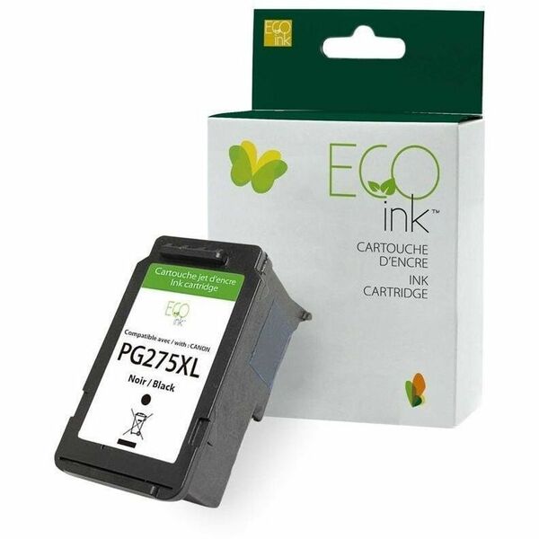 Eco Ink Remanufactured Inkjet Ink Cartridge PG275XL (PG275XL) - Black - 1 Pack - 450