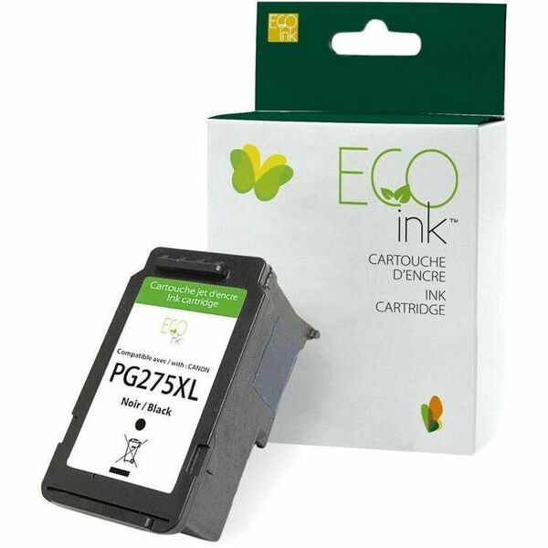Eco Ink Inkjet Ink Cartridge PG275XL - Black - 1 Each - 450 Pages