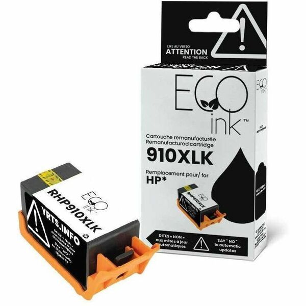 Eco Ink Inkjet Ink Cartridge 3YL65AN - Black - 1 Each - 825 Pages