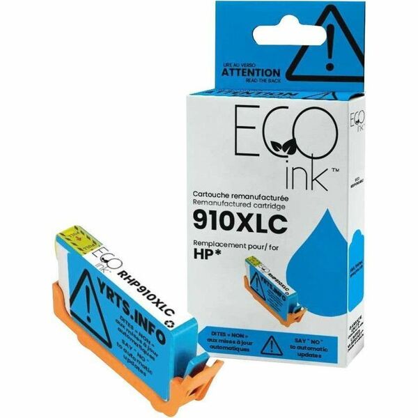 Eco Ink Inkjet Ink Cartridge - Alternative for HP 3YL62AN - Cyan - 1 Each - 825 Pages