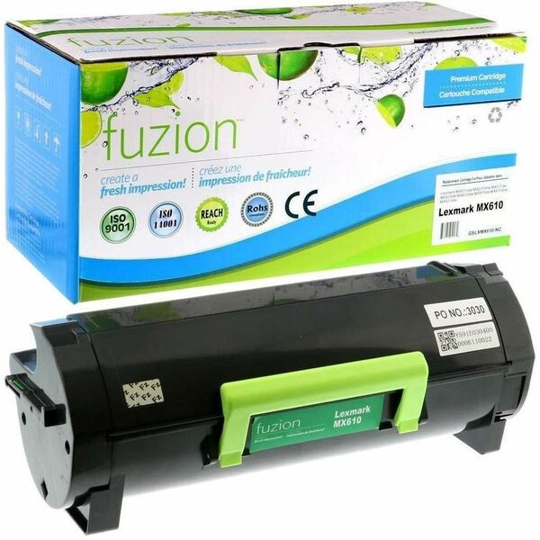 fuzion Compatible Toner for Lexmark 60F1X00 - Black - Yield: 20000