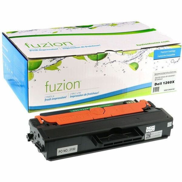 Fuzion High Yield Laser Toner Cartridge B1260DN - Black - 1 Each - 2500 Pages