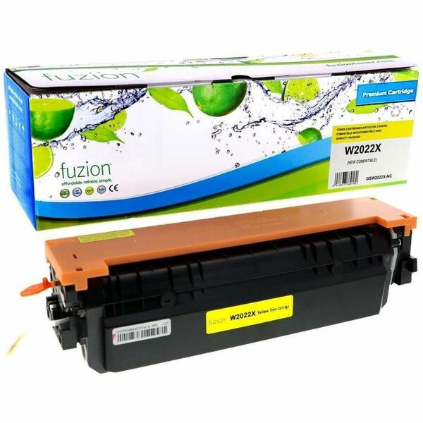 fuzion Compatible Toner High Yield for HP W2022X (414X) - Yellow - Yield: 6000