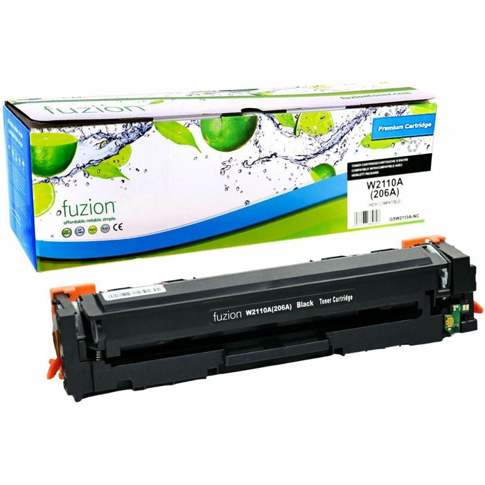 fuzion Compatible Toner for HP W2110A (206A) - Black - Yield: 1350